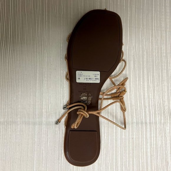 Schutz Tita Sandals New 8 $140 - Picture 10 of 13